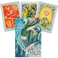 Kosmetinis defektas Aleister Crowley Tarot - Pocket Taro Kortos AGM